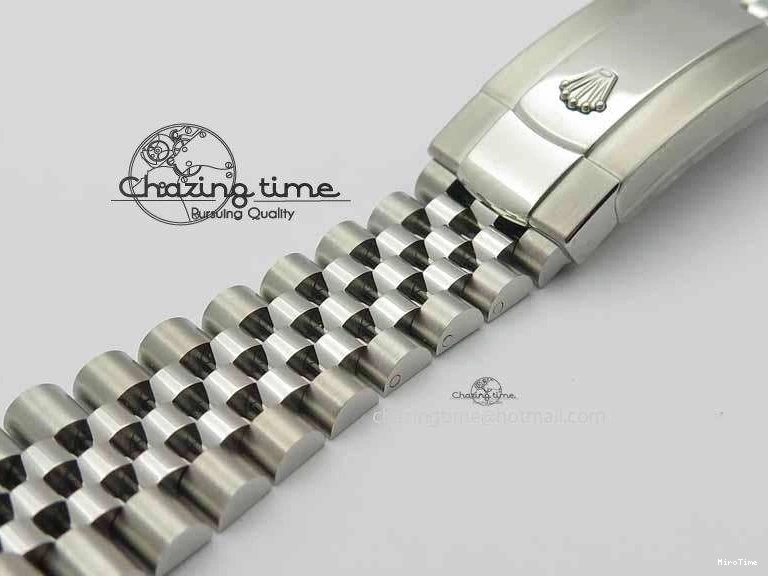 MiroTime 0514 EasyCare DateJust II 41mm BP Maker Best Edition White MOP Diamonds Dial On New Version Jubilee Bracelet A 3625